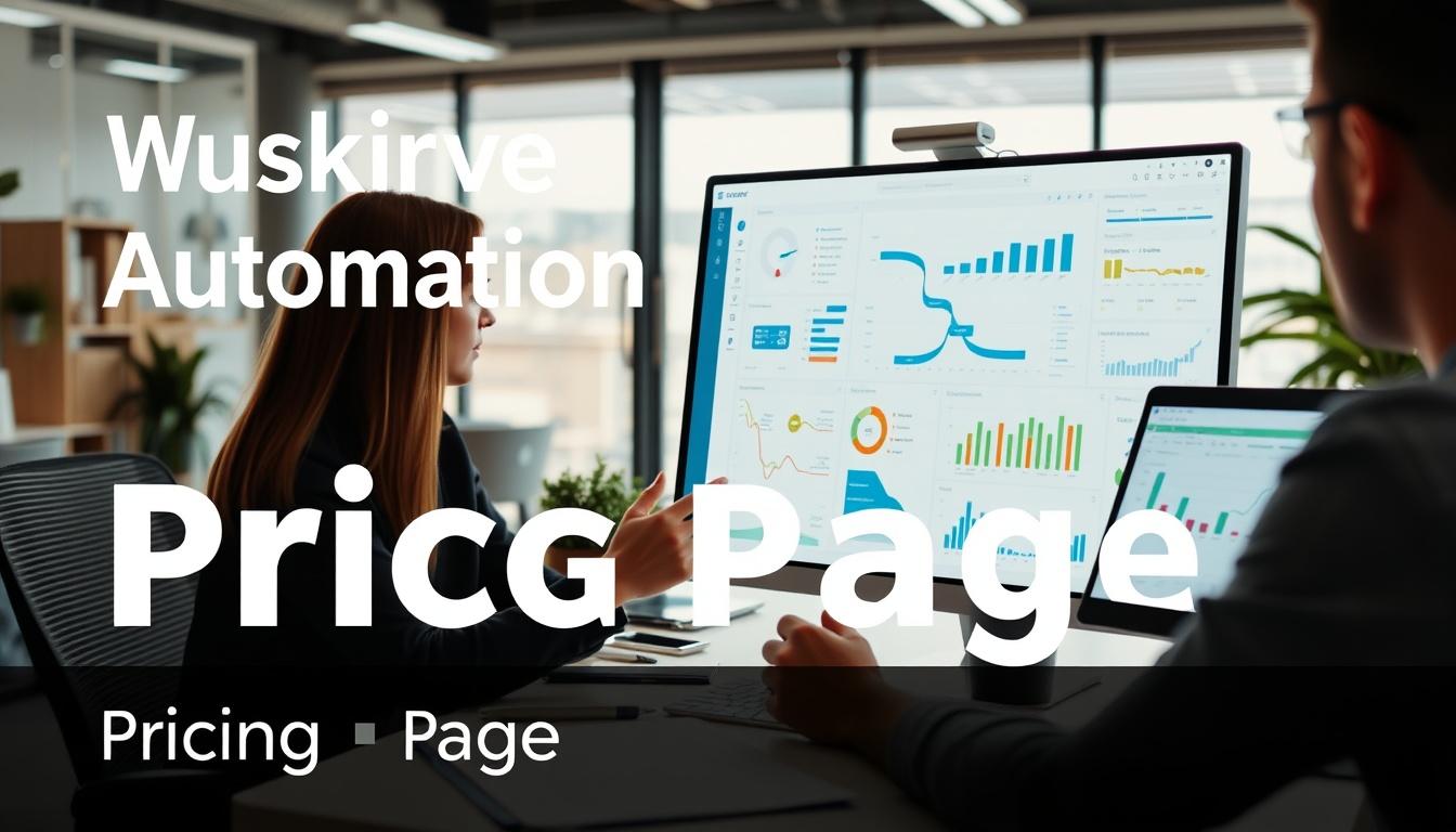 Supporting pricing visual